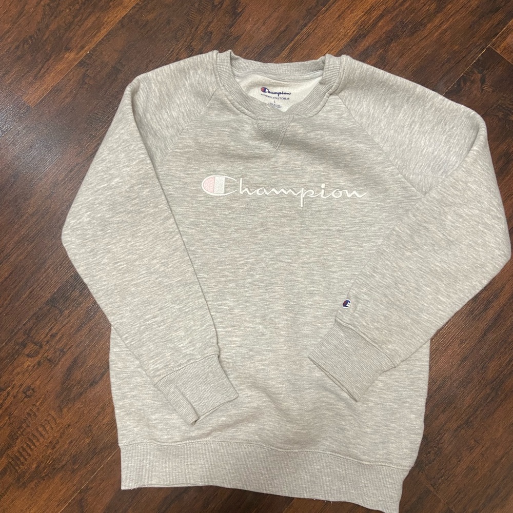 Champion sweat shirt, large